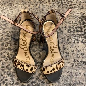 Sam Edelman leopard heels